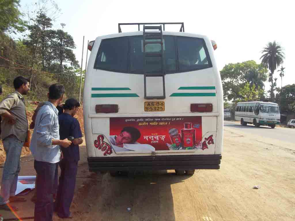 NRO Bus Branding in Guwahati, Assam